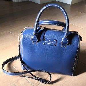 Kate Spade New York Blue Leather Handbag